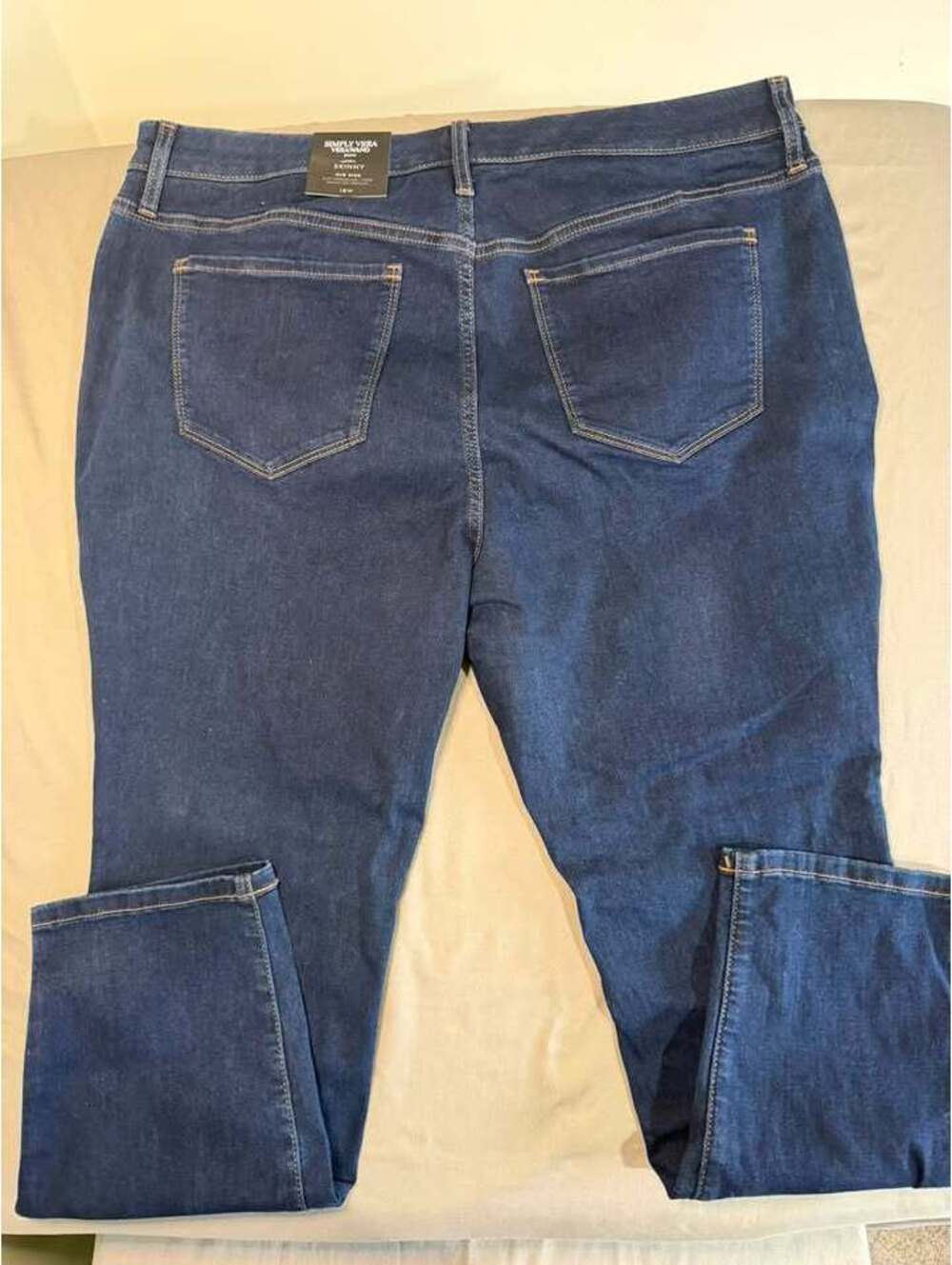 Simply Vera Vera Wang Skinny Jeans Size 18W - Picture 4 of 5